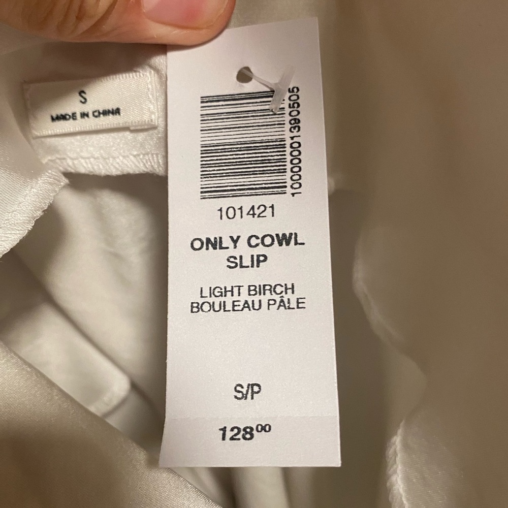 Aritzia Cowl Slip Dress in white - Picture 5 of 5